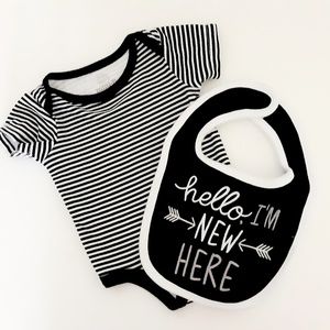 Matching Sets - 3 Piece Black & White Outfit Matching Sets - 3 Piece Black & White Outfit